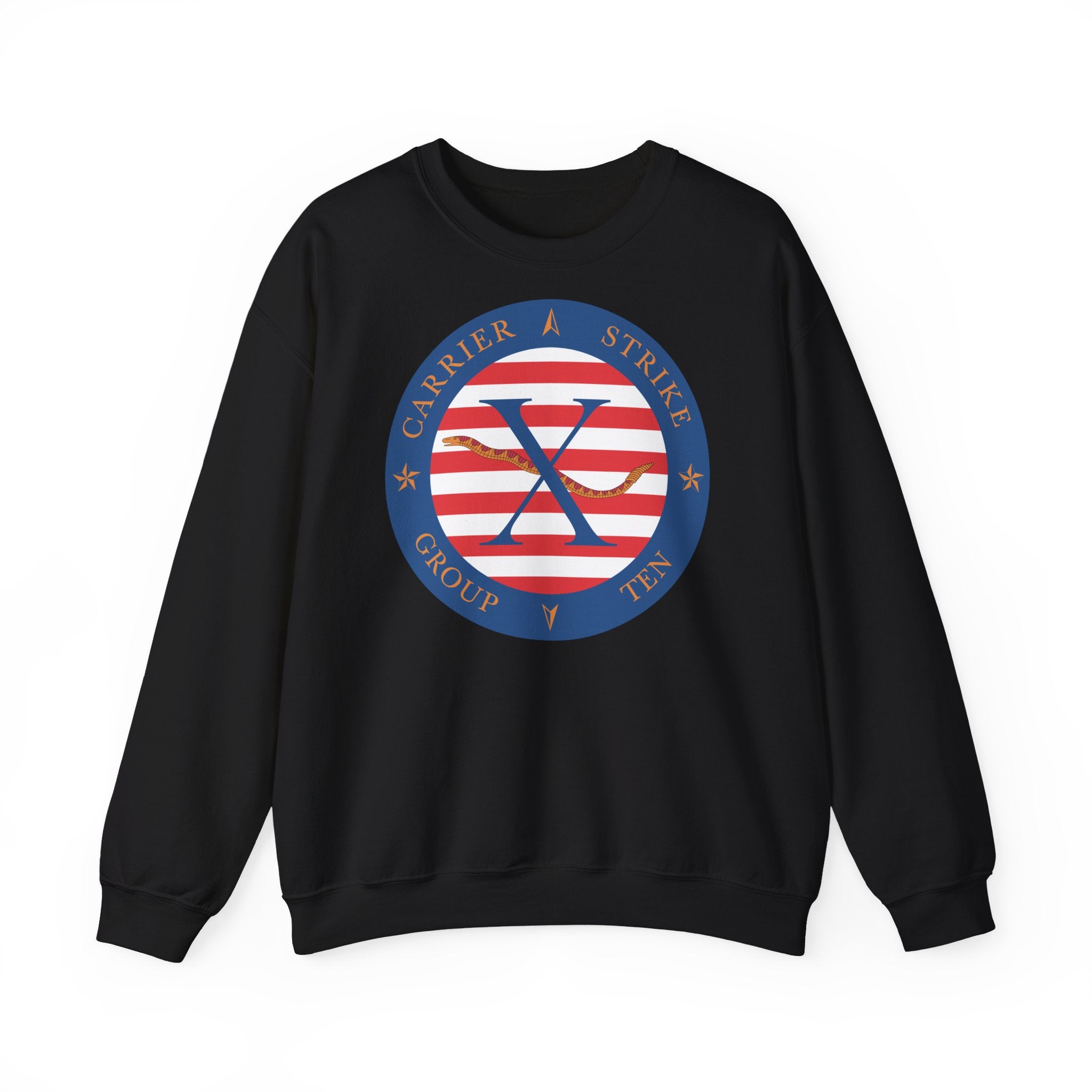 Unisex Heavy Blend™ Crewneck Sweatshirt - Navy - Carrier Strike Group 10 (CSG-10) wo Txt