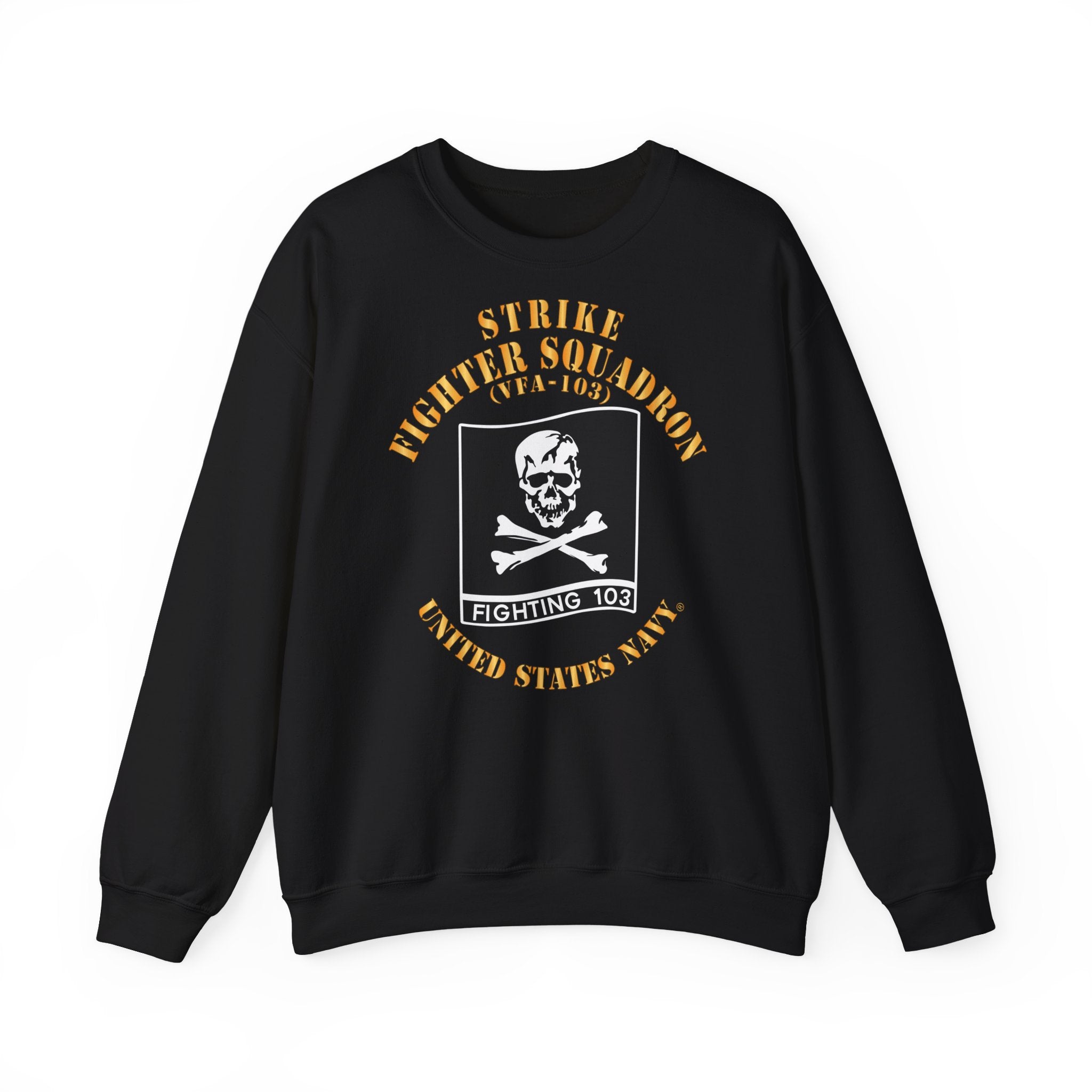 Unisex Heavy Blend™ Crewneck Sweatshirt - Navy - Strike Fighter Squadron 103 (VFA-103)