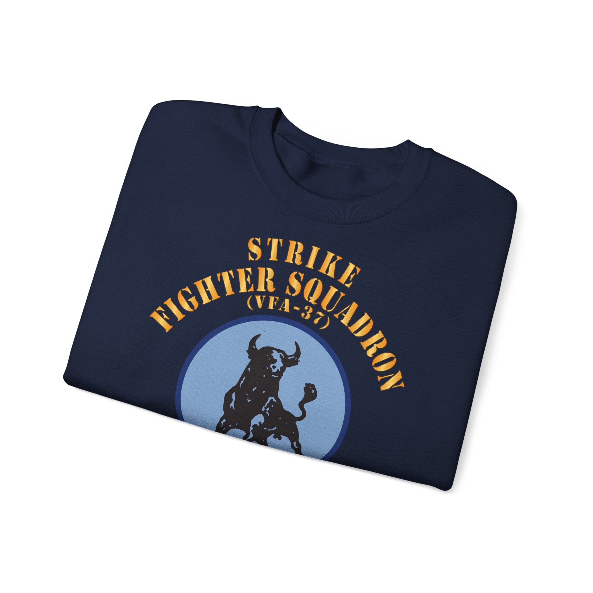 Unisex Heavy Blend™ Crewneck Sweatshirt - Navy - Strike Fighter Squadron 37 (VFA-37)