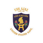 Kiss-Cut Vinyl Decal - Navy - USS Ajax (AR-6)