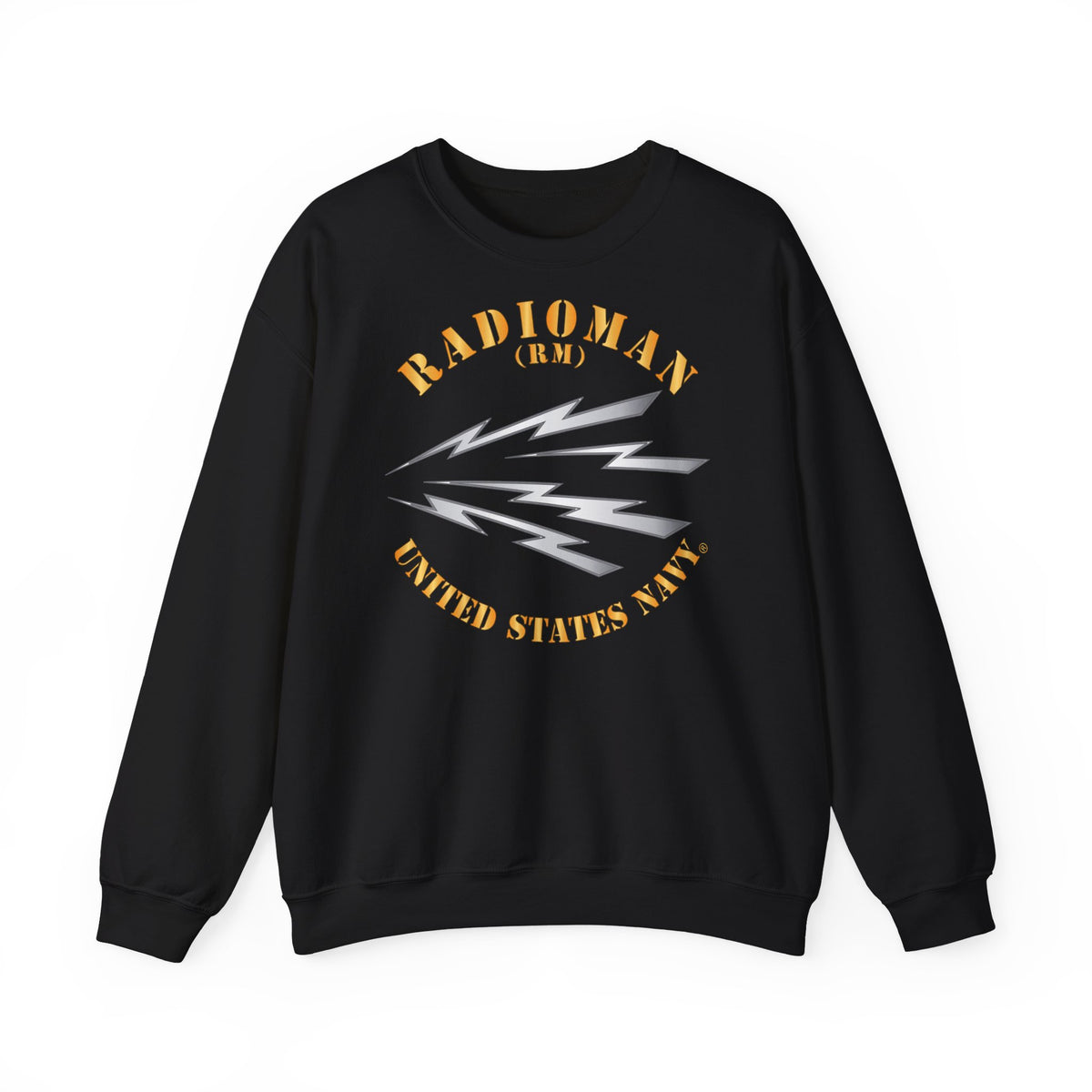 Unisex Heavy Blend™ Crewneck Sweatshirt - Navy - Rate - Radioman (RM)