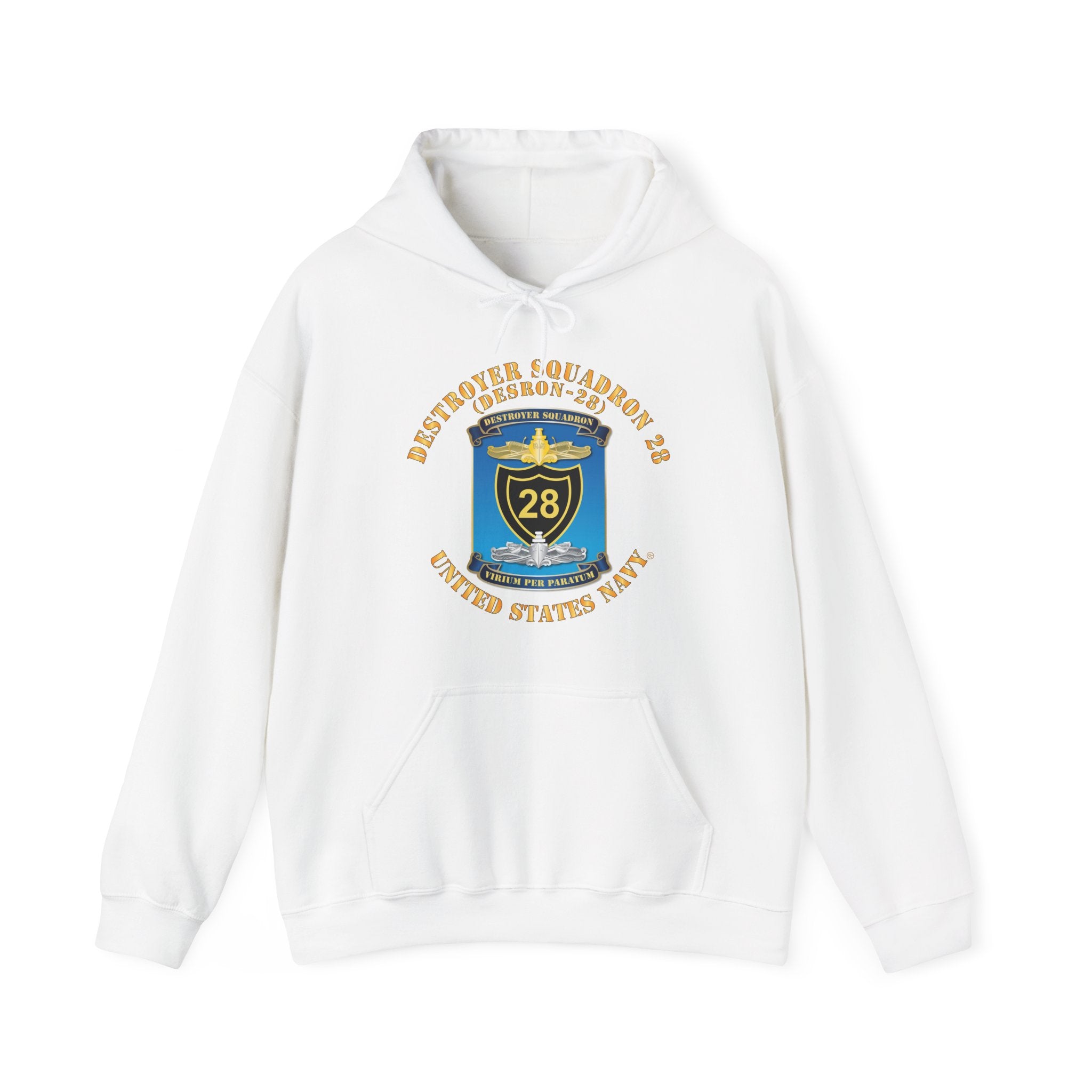 Unisex Heavy Blend™ Hoodies - Navy - Destroyer Squadron 28 (DESRON-28)
