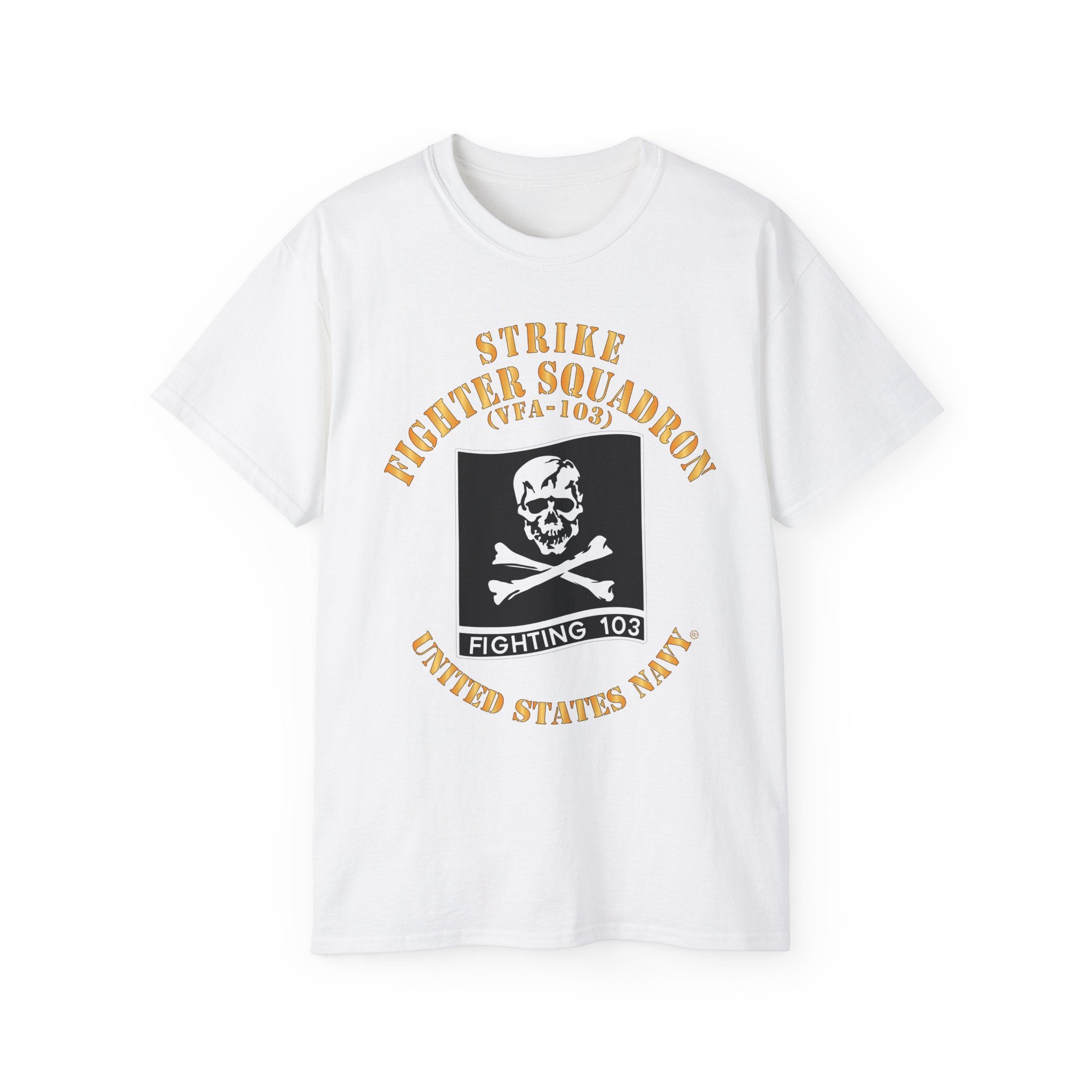 Unisex Ultra Cotton T-Shirt - Navy - Strike Fighter Squadron 103 (VFA-103) X 300