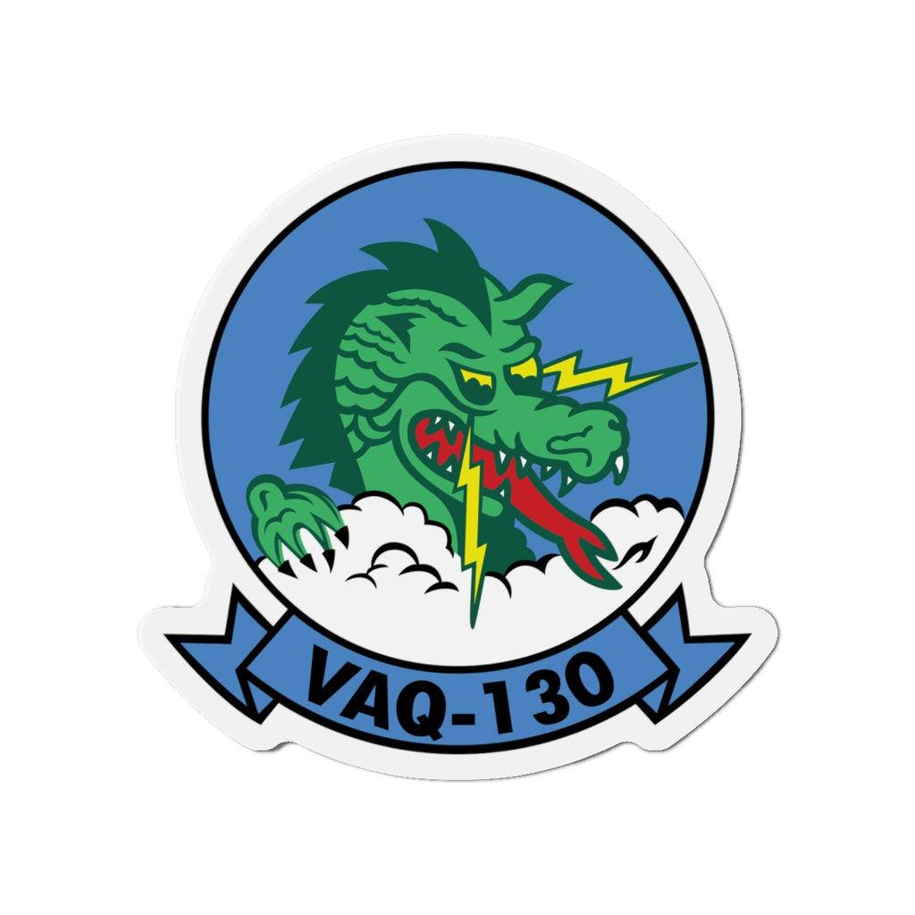 Die-Cut Magnet - Navy - Electronic Attack Squadron 130 (VAQ-130) wo txt