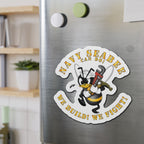 Die-Cut Magnet - Navy - Navy SeaBee - w Wrench and Hammer X 300