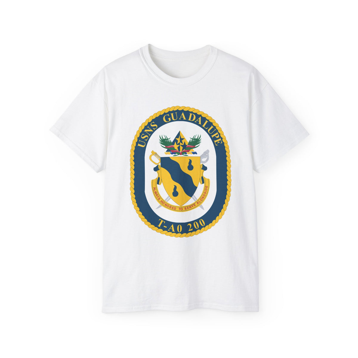 Unisex Ultra Cotton T-Shirt - Navy - USNS Guadalupe (T-AO 200) wo txt X 300
