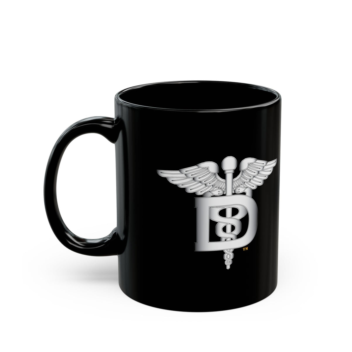 Black Mug (11oz, 15oz) - Navy - Rate - Dental Technician (DT) wo txt