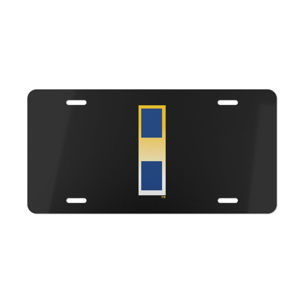 Vanity License Plate - Navy - Warrant Officer 1 - W01 wo txt
