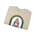 Unisex Heavy Blend™ Crewneck Sweatshirt - Navy - USNS Charles Drew (T-AKE 10) wo txt