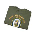 Unisex Heavy Blend™ Crewneck Sweatshirt - Navy - USNS Carl Brashear (T-AKE 7) wo txt