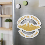 Die-Cut Magnet - Navy - Submarine Badge - Gold
