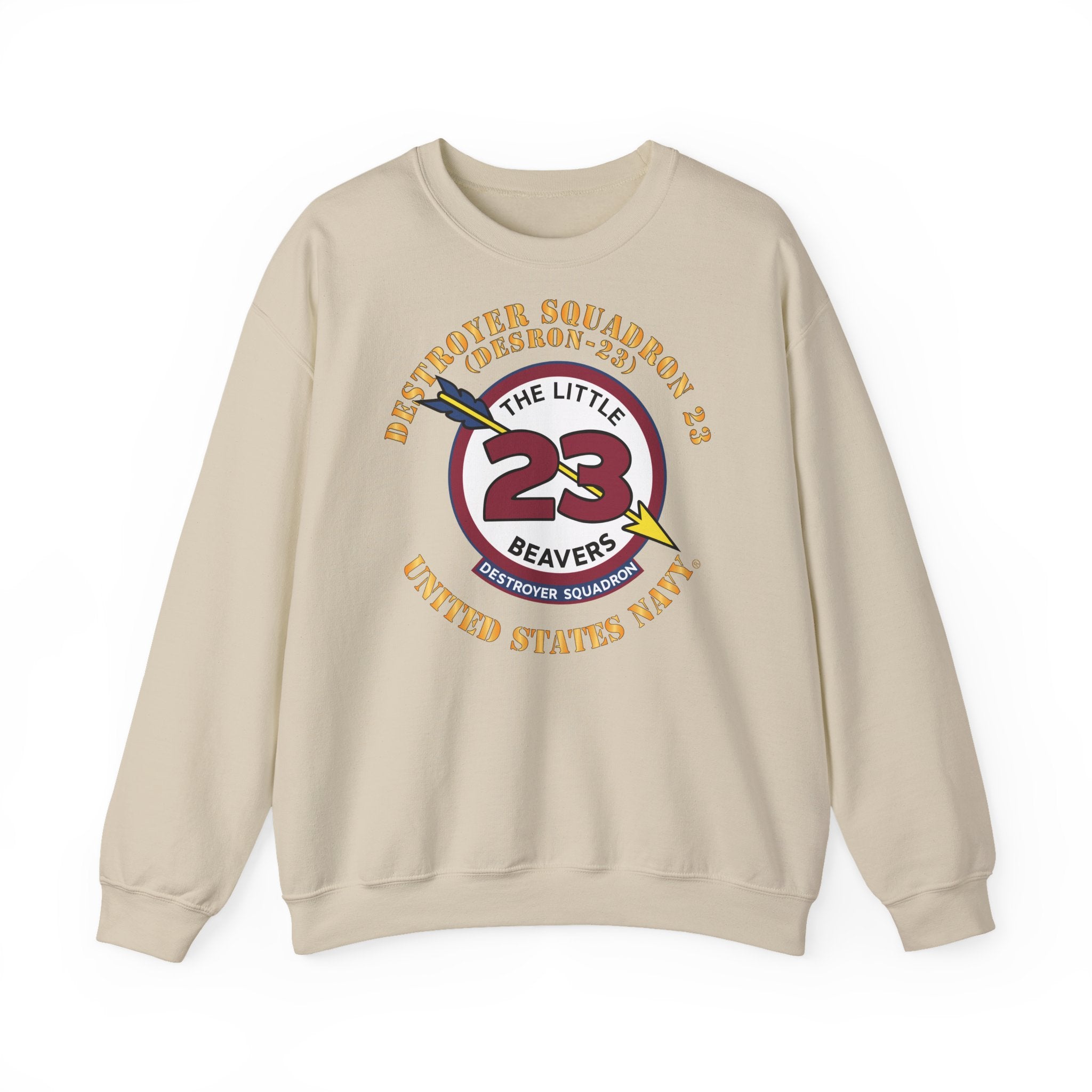 Unisex Heavy Blend™ Crewneck Sweatshirt - Navy - Destroyer Squadron 23 (DESRON-23)