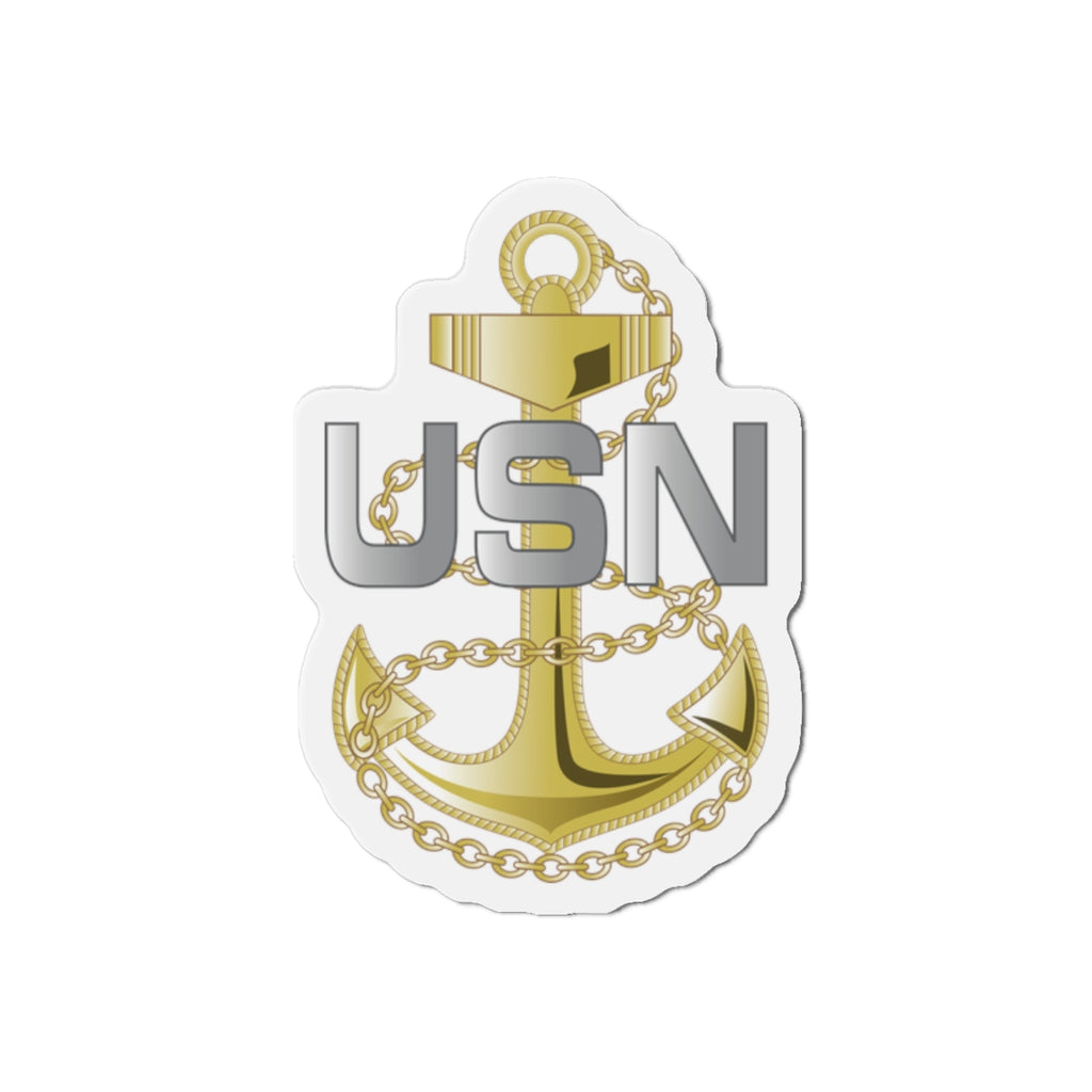 Die-Cut Magnet - Navy - Fouled Anchor wo txt