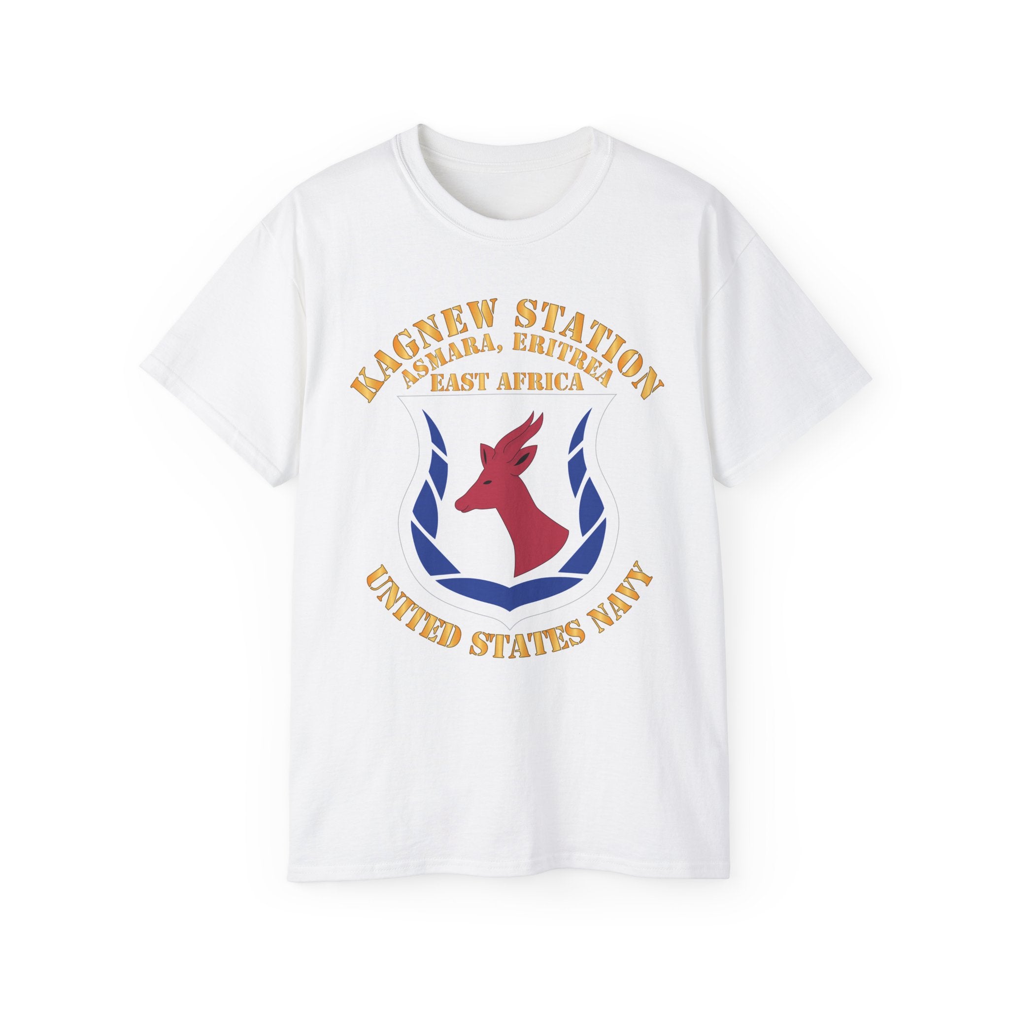 Unisex Ultra Cotton T-Shirt - Navy - Kagnew Station - Asmara, Eritrea - East Africa X 300
