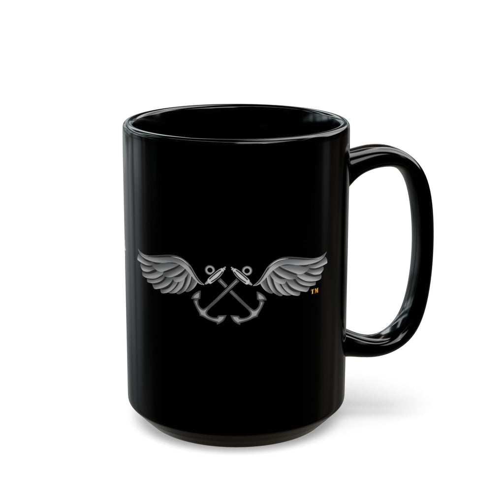 Black Mug (11oz, 15oz) - Navy - Rate - Aviation Boatswain's Mate (AB) wo txt X 300