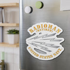 Die-Cut Magnet - Navy - Rate - Radioman (RM) - Retired