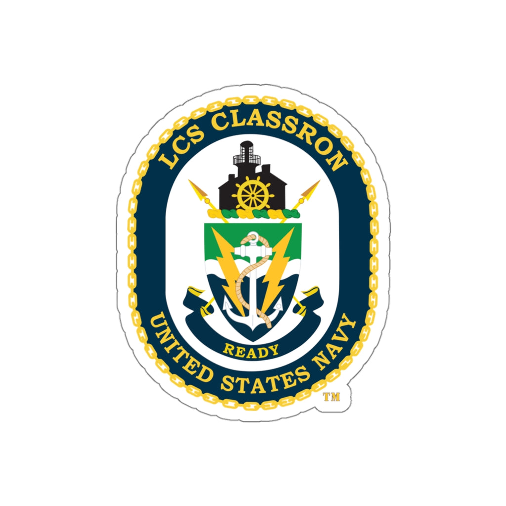 Die-Cut Vinyl Sticker - Navy - LCS Classron (Littoral Combat Ship) wo txt