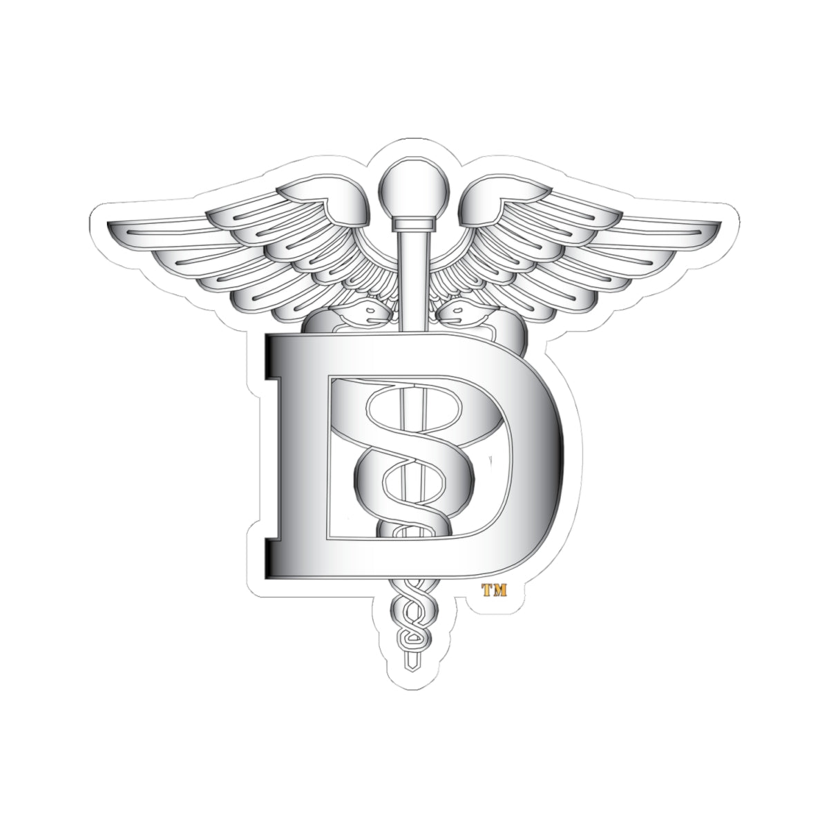 Kiss-Cut Stickers - Navy - Rate - Dental Technician (DT) wo txt