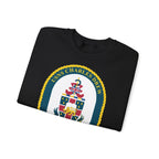 Unisex Heavy Blend™ Crewneck Sweatshirt - Navy - USNS Charles Drew (T-AKE 10) wo txt