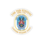 Die-Cut Vinyl Sticker - Navy - USS Ted Stevens (DDG-128)