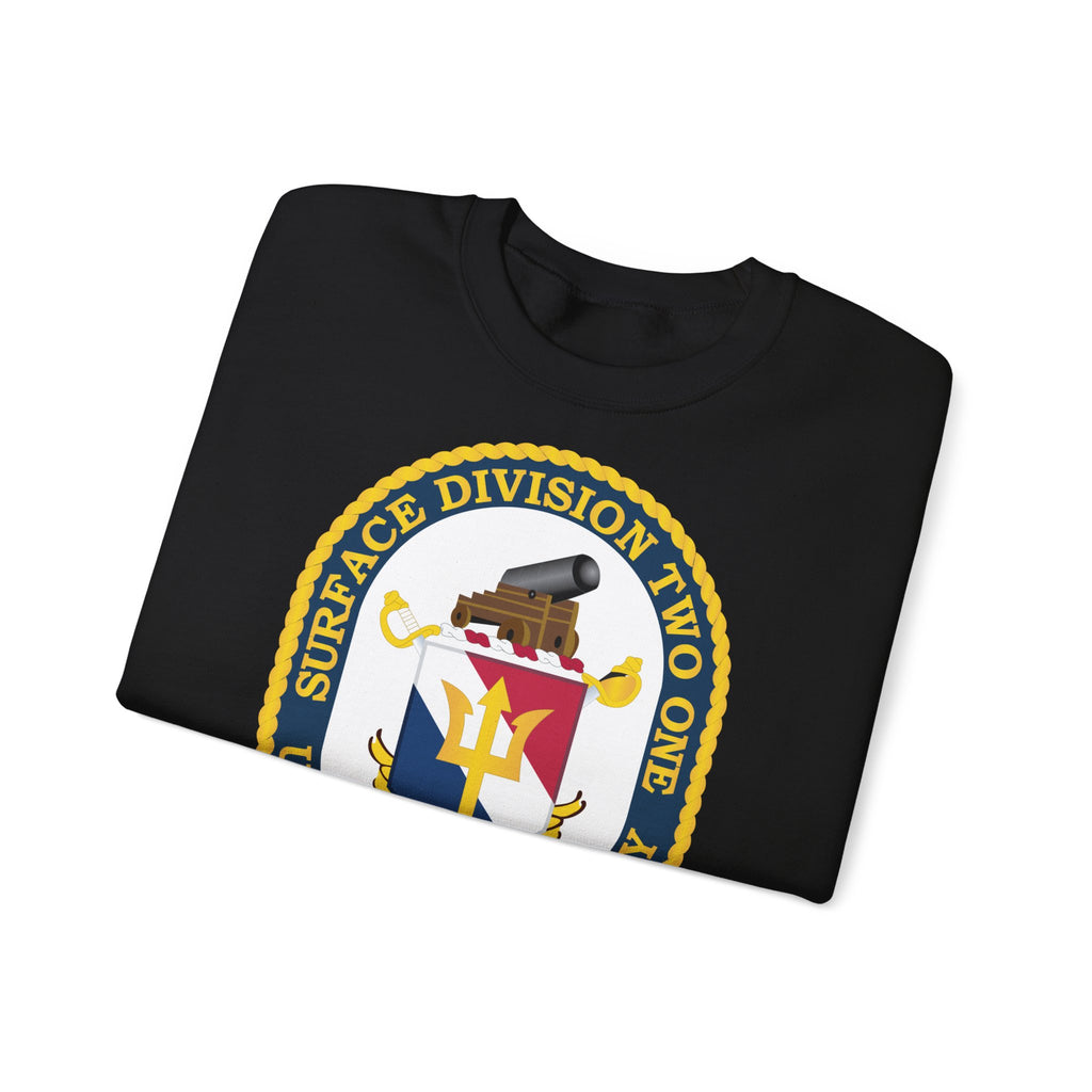 Unisex Heavy Blend™ Crewneck Sweatshirt - Navy - Surface Division 21 wo txt