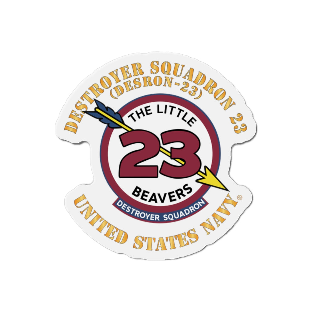 Die-Cut Magnet - Navy - Destroyer Squadron 23 (DESRON-23)