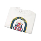 Unisex Heavy Blend™ Crewneck Sweatshirt - Navy - USNS Comfort (T-AH 20) wo txt