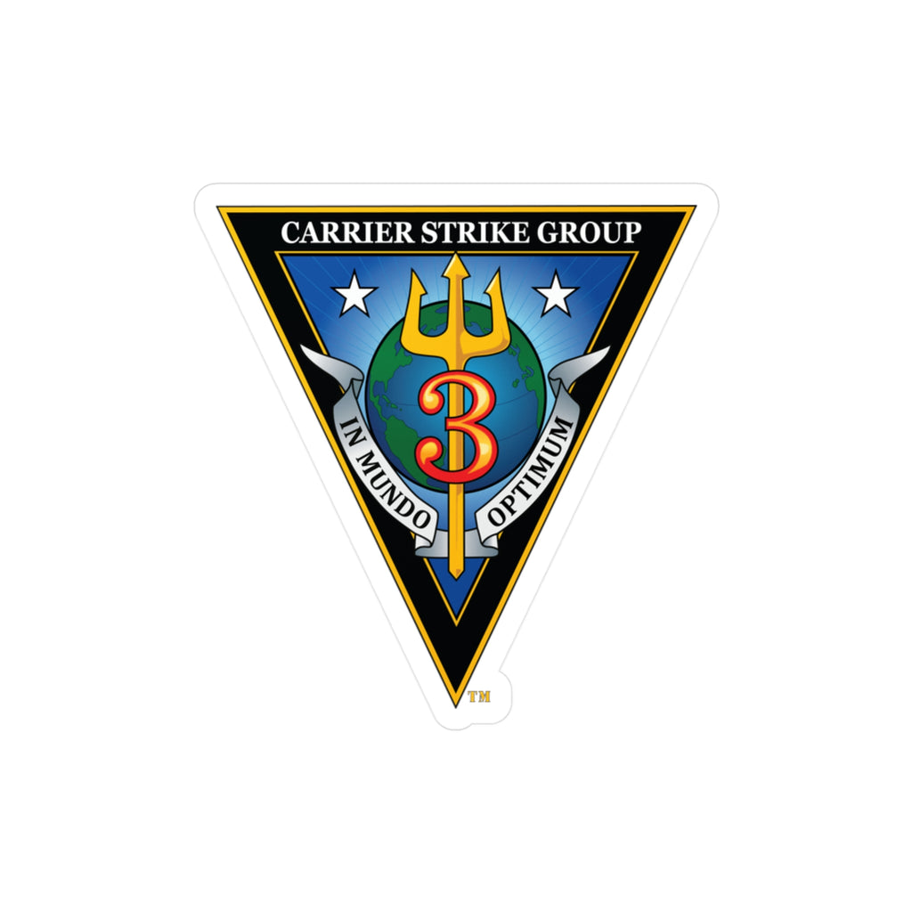 Kiss-Cut Vinyl Decal - Navy - Carrier Strike Group 3 (CSG-3) wo txt