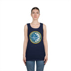 Unisex Heavy Cotton Tank Top - Navy - USS Dwight D. Eisenhower (CVN-69) - Operations Department wo txt