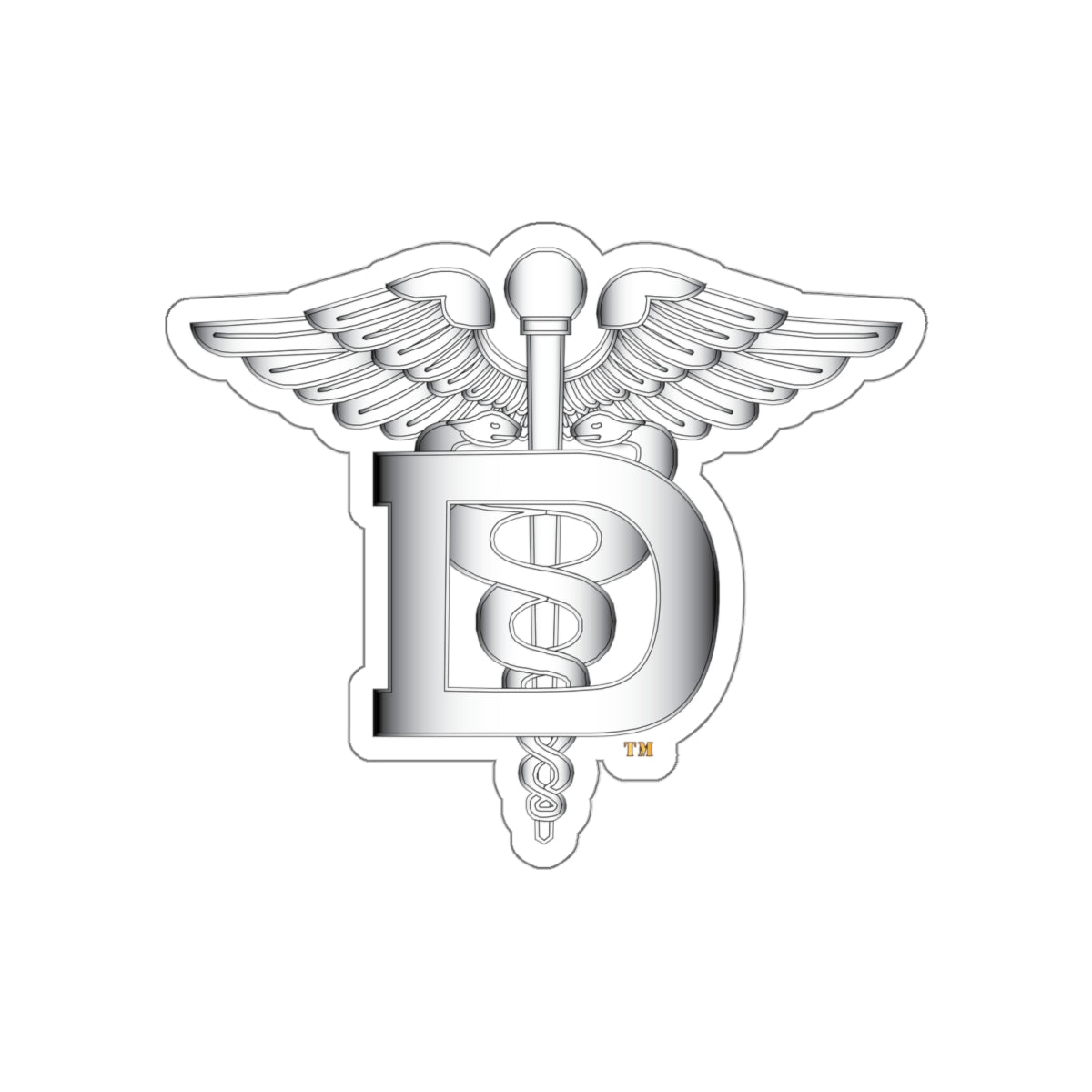 Die-Cut Vinyl Sticker - Navy - Rate - Dental Technician (DT) wo txt