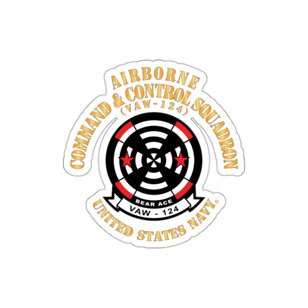 Die-Cut Vinyl Sticker - Navy - Airborne Command & Control Squadron 124 (VAW-124)