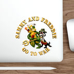 Die-Cut Vinyl Sticker - Navy - SOF - Sammy - Freddie - Go to War - 3D - Enhanced