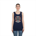 Unisex Heavy Cotton Tank Top - Navy - Airborne Command & Control Squadron 124 (VAW-124) wo txt