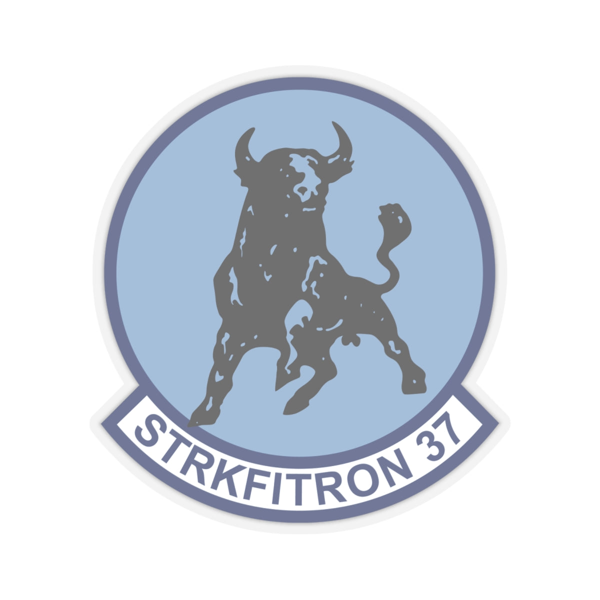 Kiss-Cut Stickers - Navy - Strike Fighter Squadron 37 (VFA-37) wo txt
