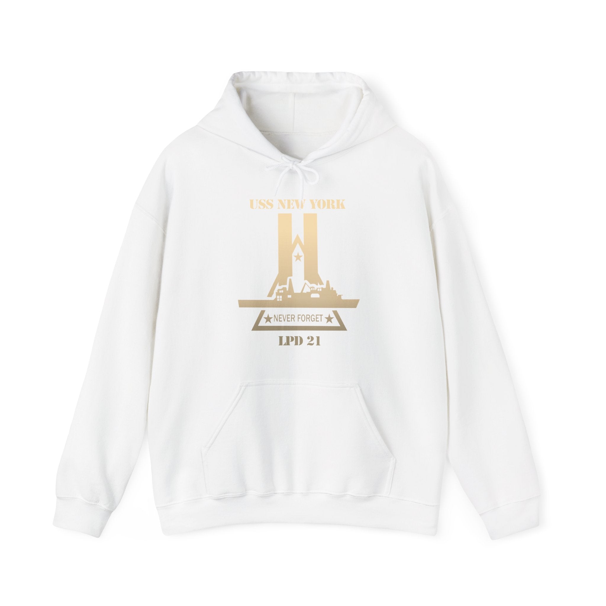 Unisex Heavy Blend™ Hoodies - Navy - USS New York (LPD-21) wo Txt X 300