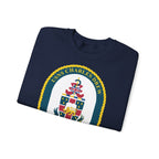 Unisex Heavy Blend™ Crewneck Sweatshirt - Navy - USNS Charles Drew (T-AKE 10) wo txt
