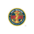 Kiss-Cut Vinyl Decal - Navy Medicine - Medical Power for Naval Superiority wo Txt X 300