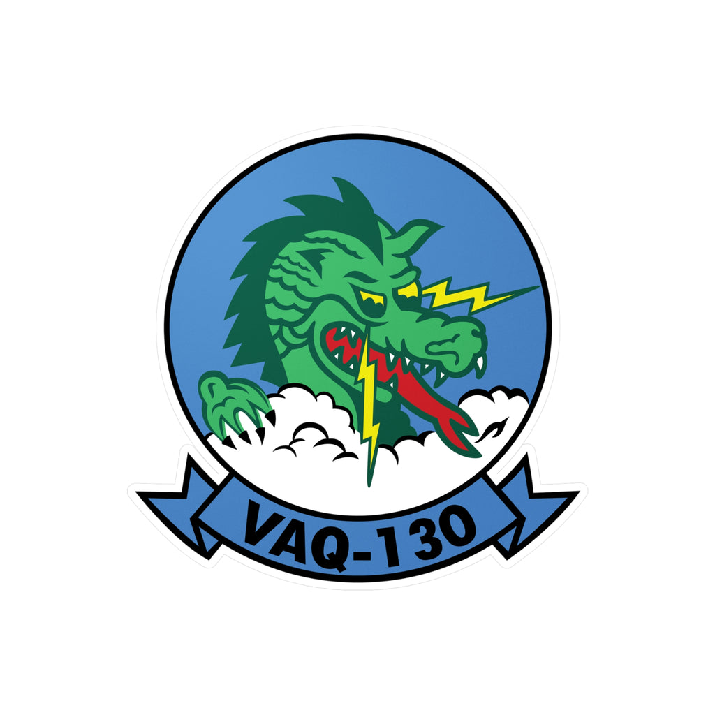 Kiss-Cut Vinyl Decal - Navy - Electronic Attack Squadron 130 (VAQ-130) wo txt