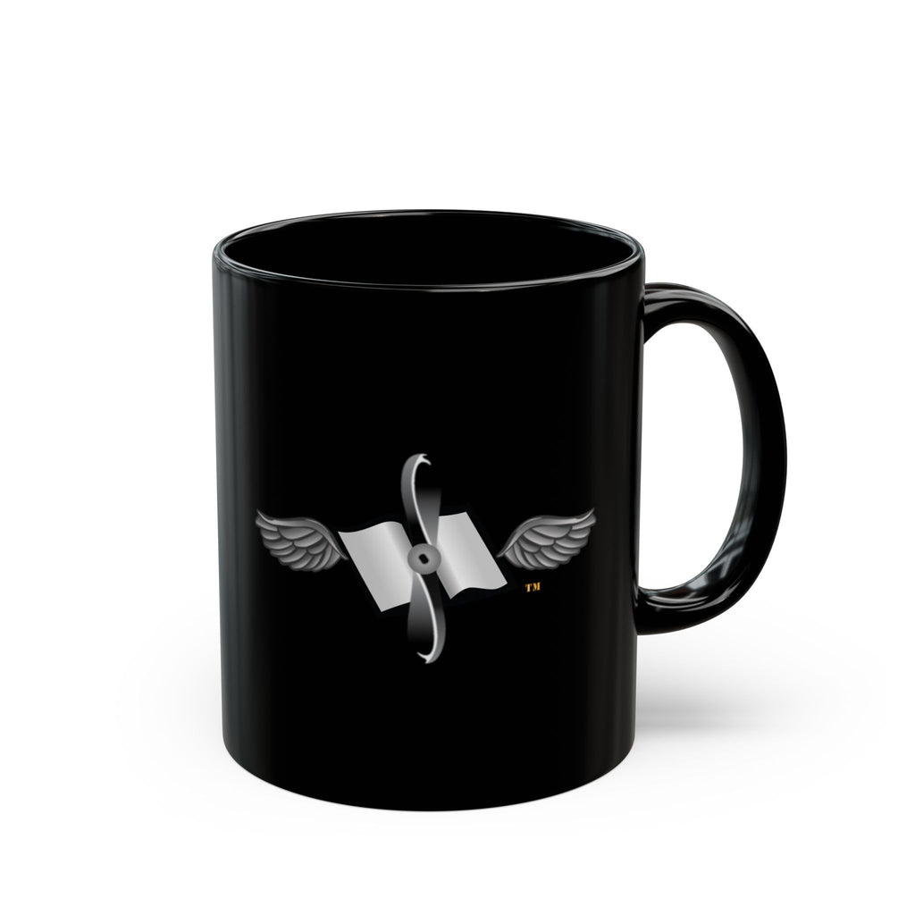 Black Mug (11oz, 15oz) - Navy - Rate - Aviation Maintenance Administrationman (AZ) wo txt