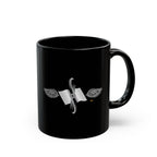 Black Mug (11oz, 15oz) - Navy - Rate - Aviation Maintenance Administrationman (AZ) wo txt