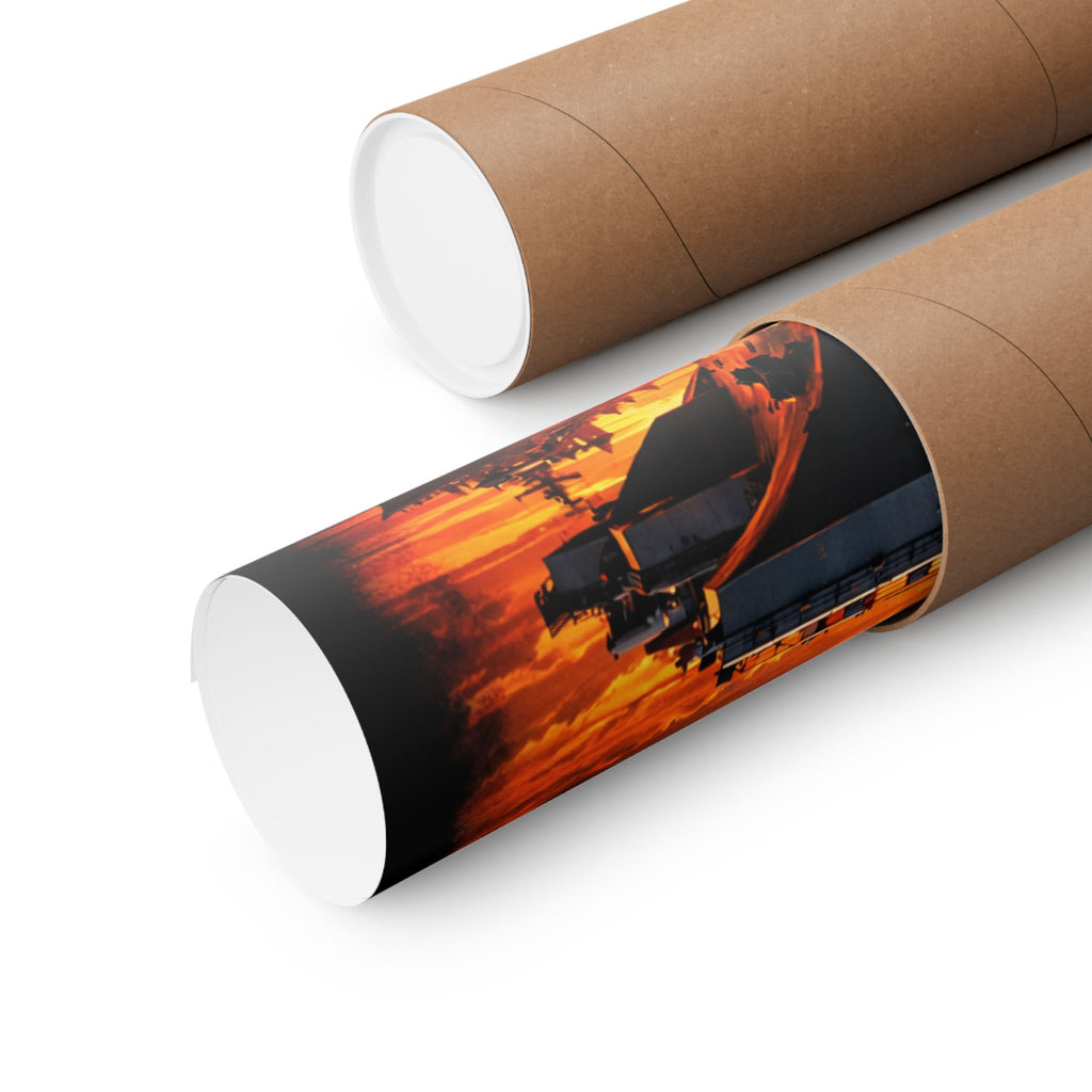 Operation Epic Fury Gerald R. Ford Carrier Strike Power Matte Poster