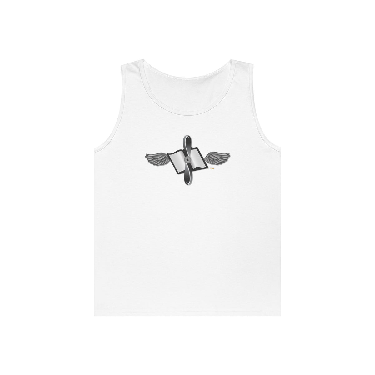 Unisex Heavy Cotton Tank Top - Navy - Rate - Aviation Maintenance Administrationman (AZ) wo txt