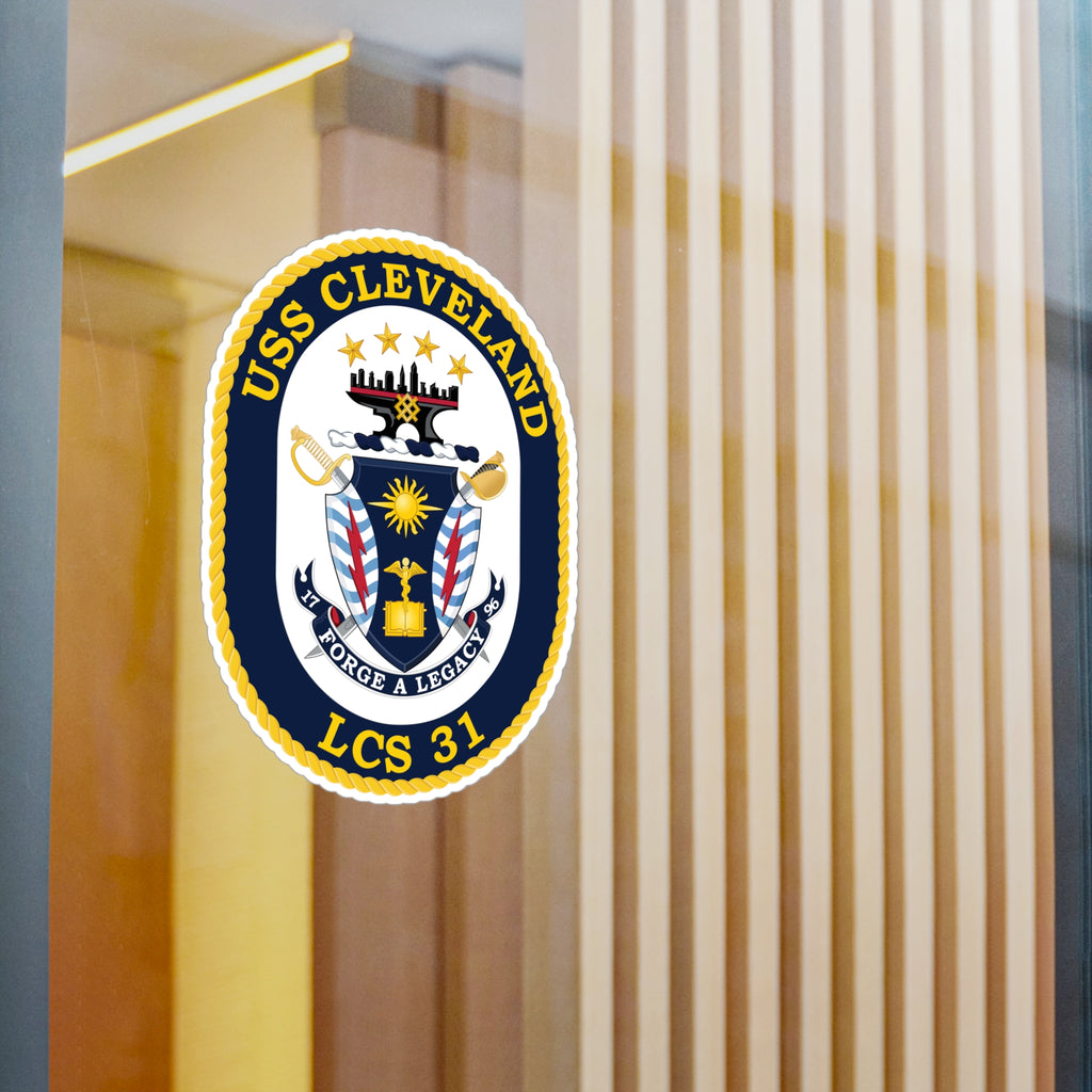 Kiss-Cut Vinyl Decal - Navy - USS Cleveland (LCS-31) wo txt