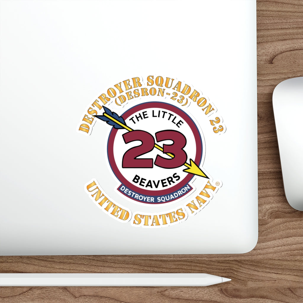 Die-Cut Vinyl Sticker - Navy - Destroyer Squadron 23 (DESRON-23)