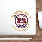 Die-Cut Vinyl Sticker - Navy - Destroyer Squadron 23 (DESRON-23)