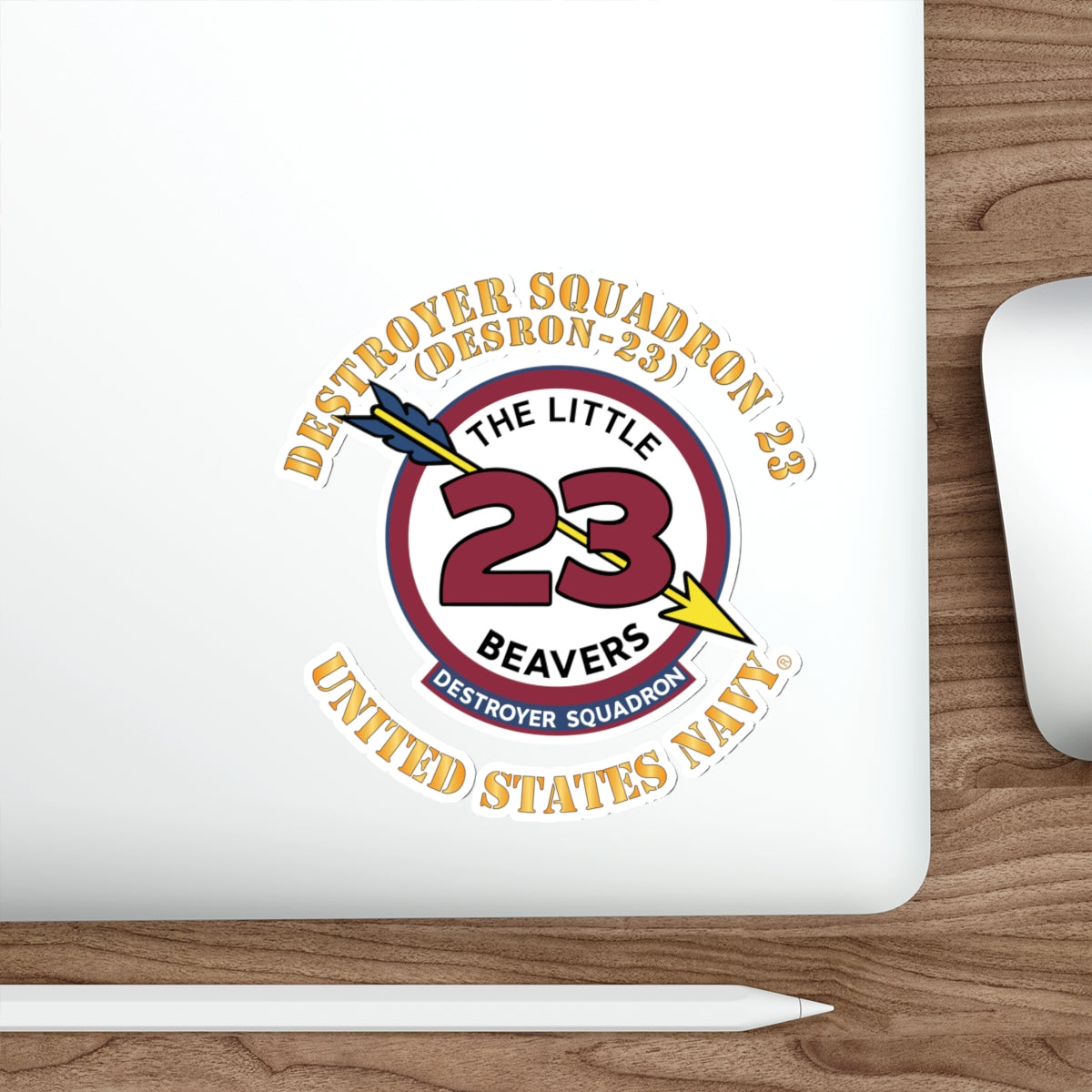 Die-Cut Vinyl Sticker - Navy - Destroyer Squadron 23 (DESRON-23)