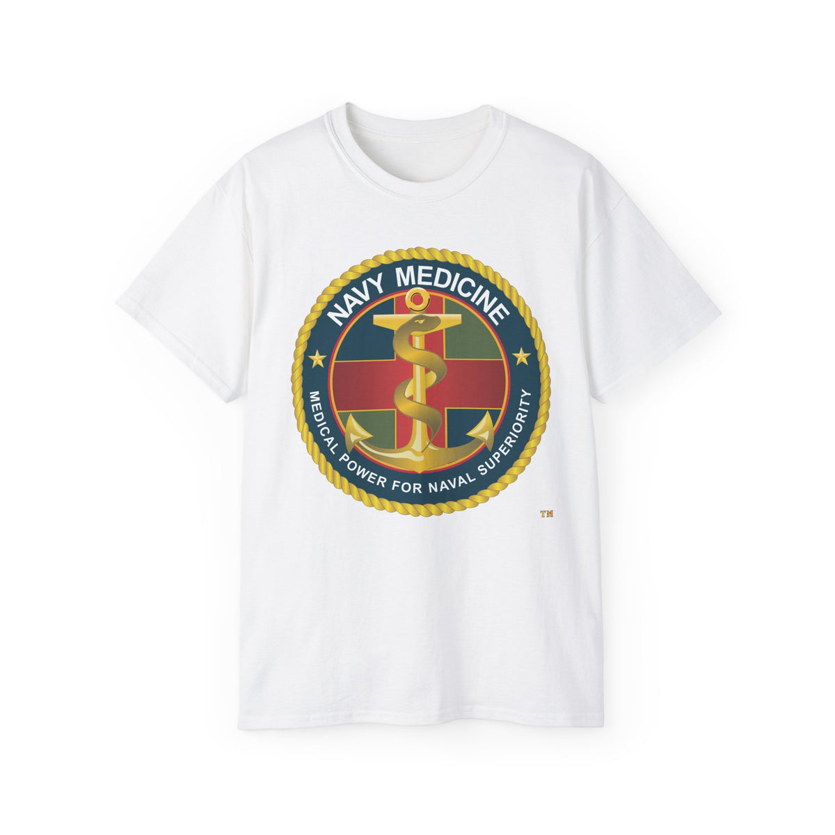 Unisex Ultra Cotton T-Shirt - Navy Medicine - Medical Power for Naval Superiority wo Txt X 300