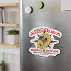 Die-Cut Magnet - Navy - Domain of the Golden Dragon wo Txt X 300
