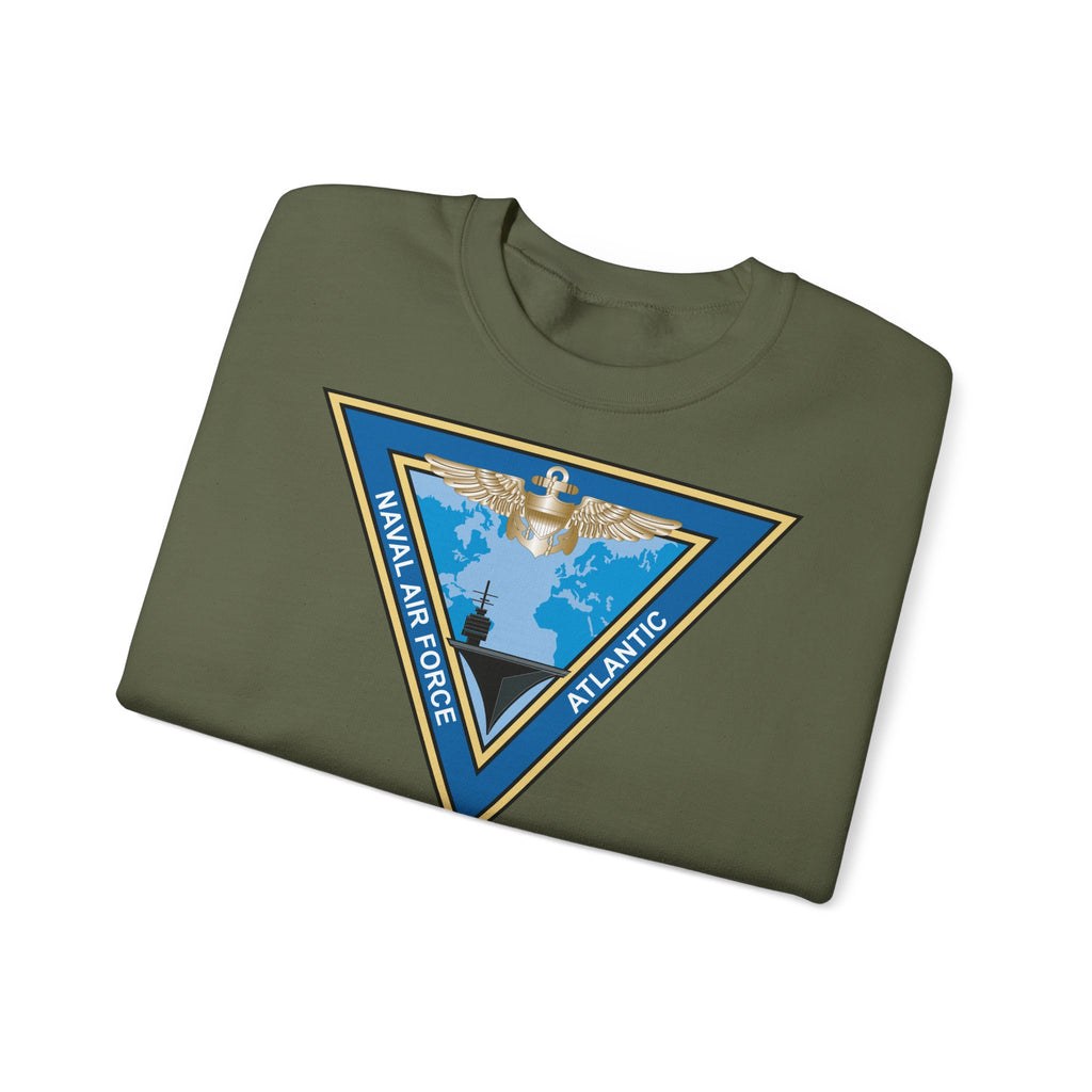 Unisex Heavy Blend™ Crewneck Sweatshirt - Navy - Commander, Naval Air Force Atlantic - COMNAVAIRLANT wo Txt