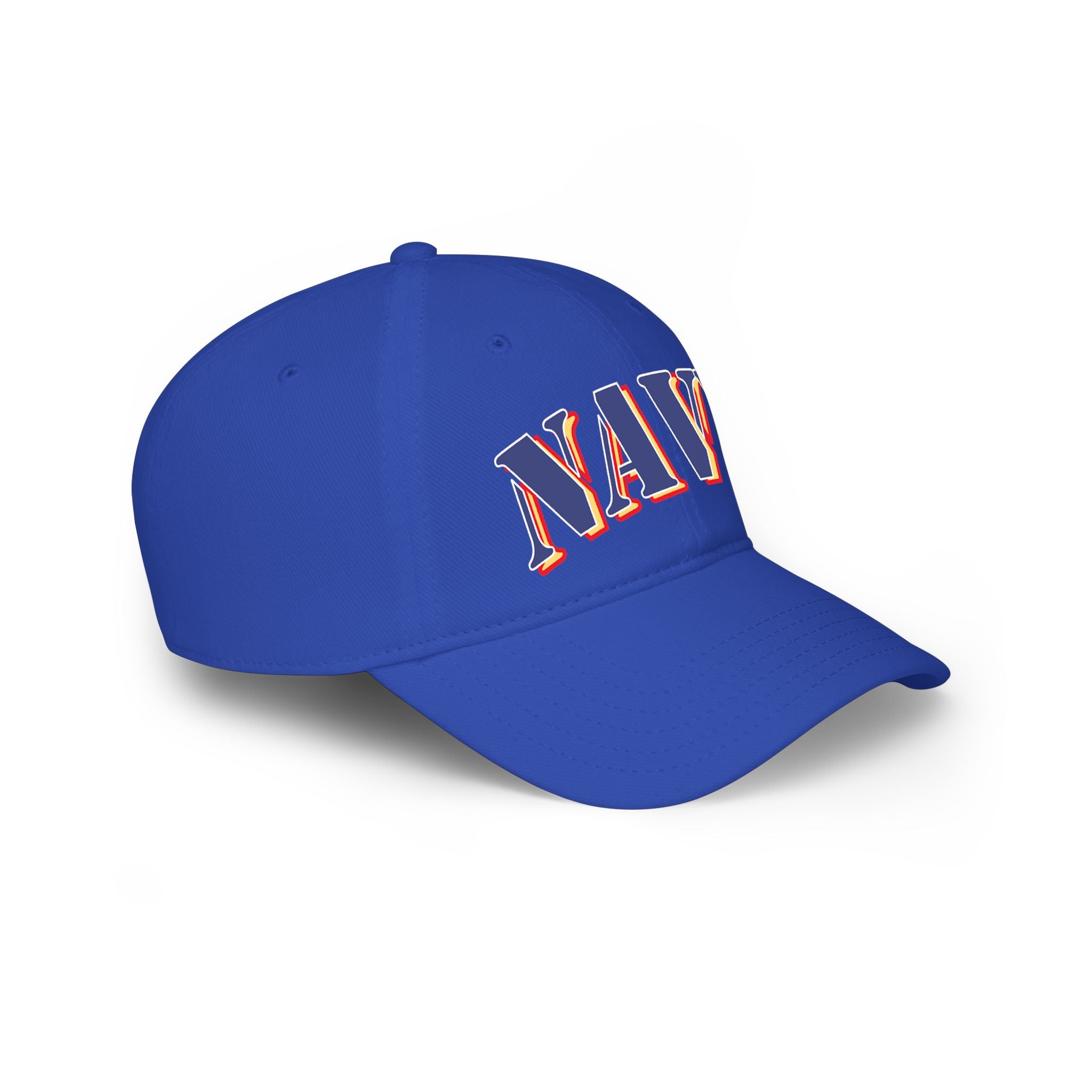 NAVY DTF Baseball Cap — Red Low Profile Hat for Military & Patriotic Fans